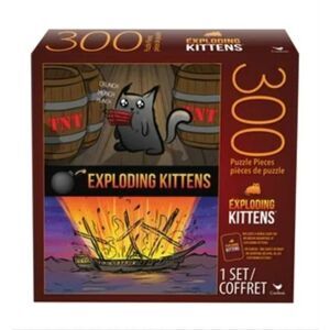 Exploding Kittens 300 Piece TNT Puzzle by Cardinal